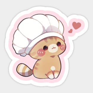 Chef Kitty Sticker